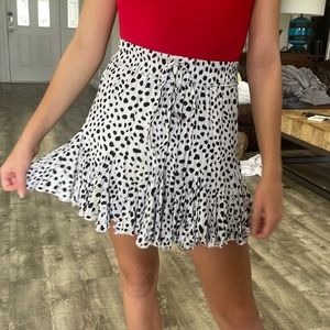 Selfie Leslie Mini Dalmatian Skirt!